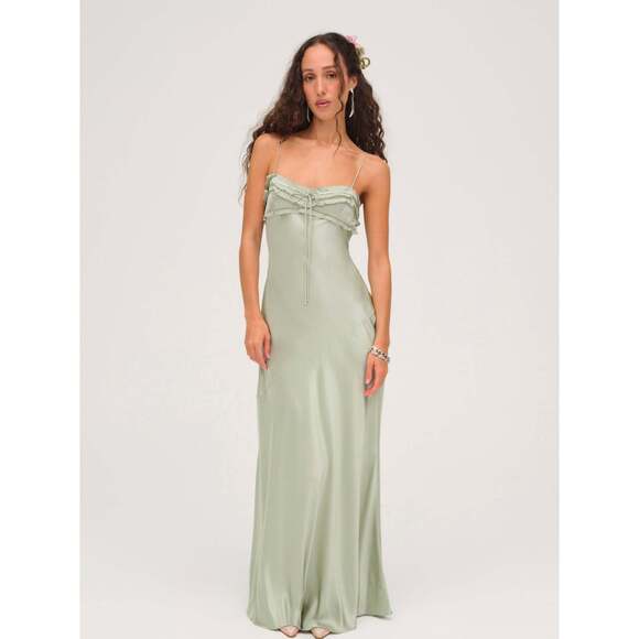 For Love And Lemons Dresses & Skirts - For Love & Lemons Natalie Maxi Dress S / Desert Sage